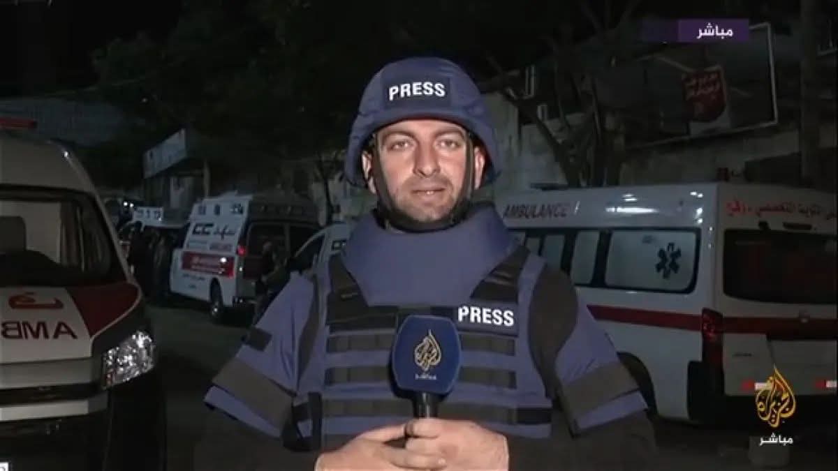4 شهداء بينهم الصحفي محمد وشاح مراسل قناة الجزيرة "مباشر" جراء غارتين على مدينة غزة
